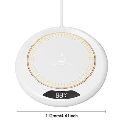 USB-Tassenwärmer, Kaffeetassen-Heizuntersetzer, 3 Temperatureinstellungen, Thermostat-Kochplatte, Milch, Tee, Wasser, Heizkissen, Tassenwärmer