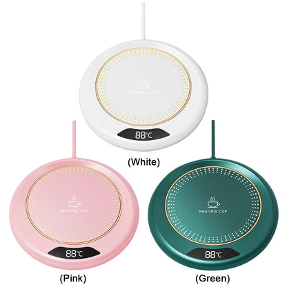USB-Tassenwärmer, Kaffeetassen-Heizuntersetzer, 3 Temperatureinstellungen, Thermostat-Kochplatte, Milch, Tee, Wasser, Heizkissen, Tassenwärmer